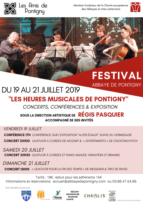 Les heures musicales de l'Abbaye de Pontigny, pianos Prévalet Musique